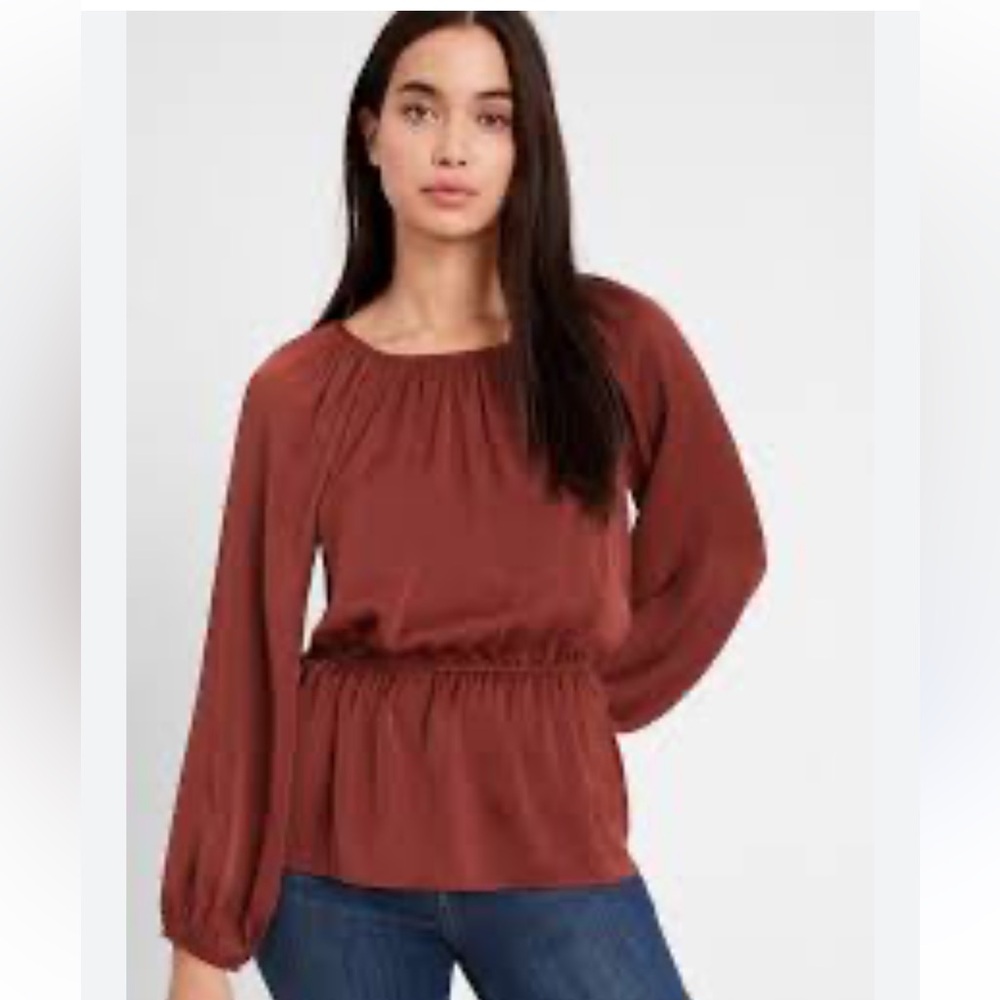 EUC Banana Republic Peplum Top.